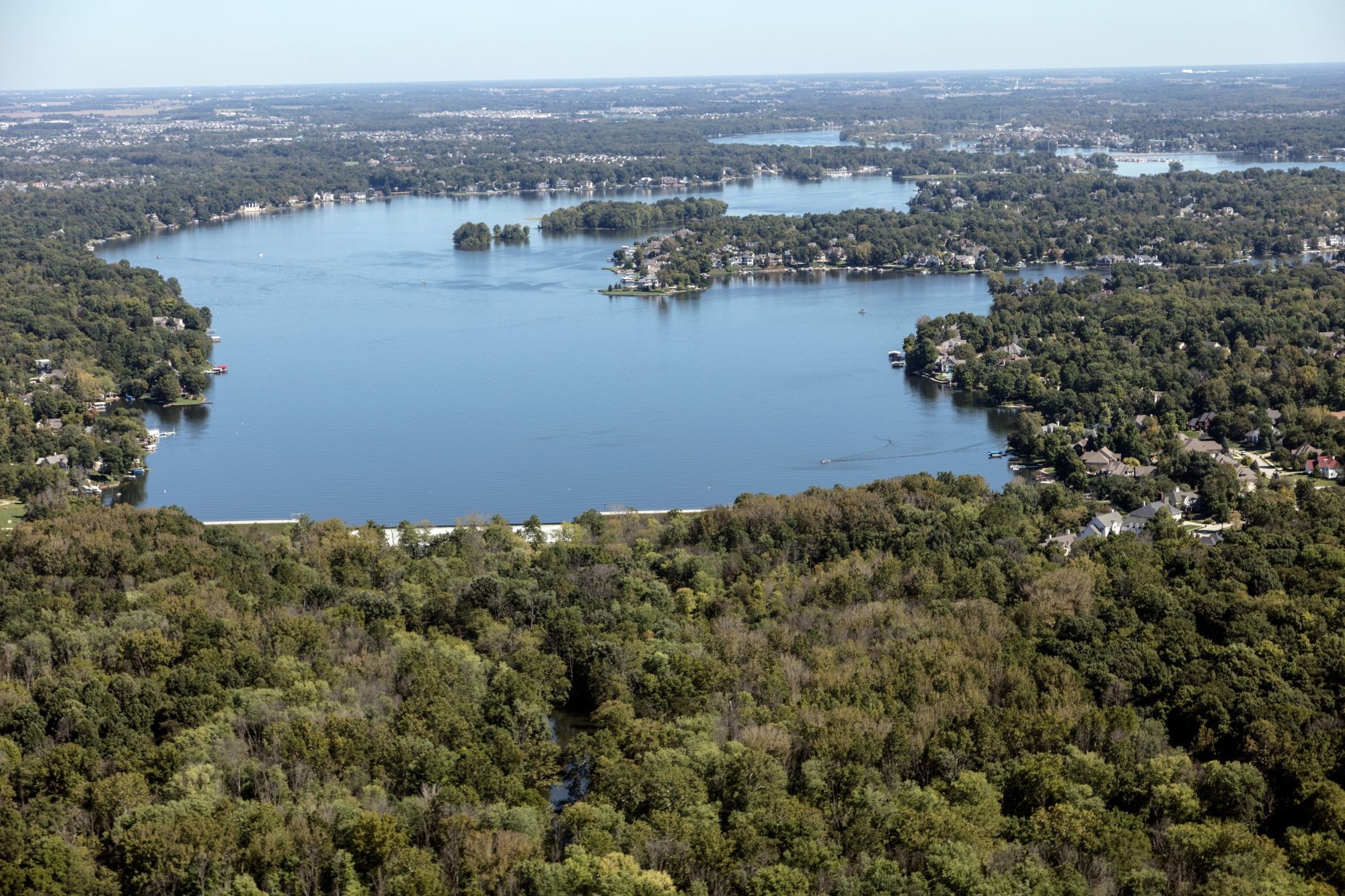 Geist Reservoir area aerial by Carol M. Highsmith, September 19, 2016